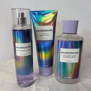 Bath & Body Works Kaleidoscope Body Wash, Fragrance Mist And Body Cream